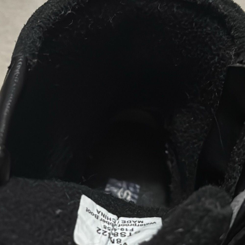 Sperry Duck Boots-Sz 8-All Black-Suede Uppers-Leather Laces-Side Zippers - Picture 15 of 16